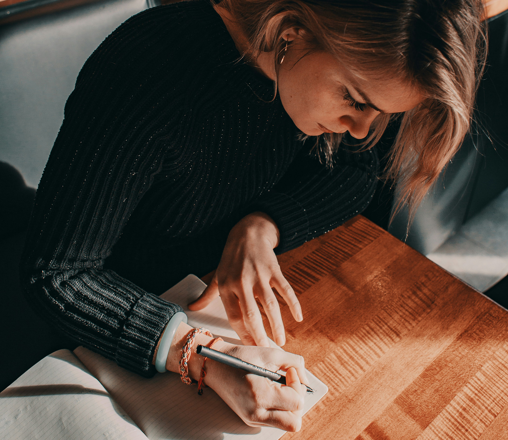 girl writing